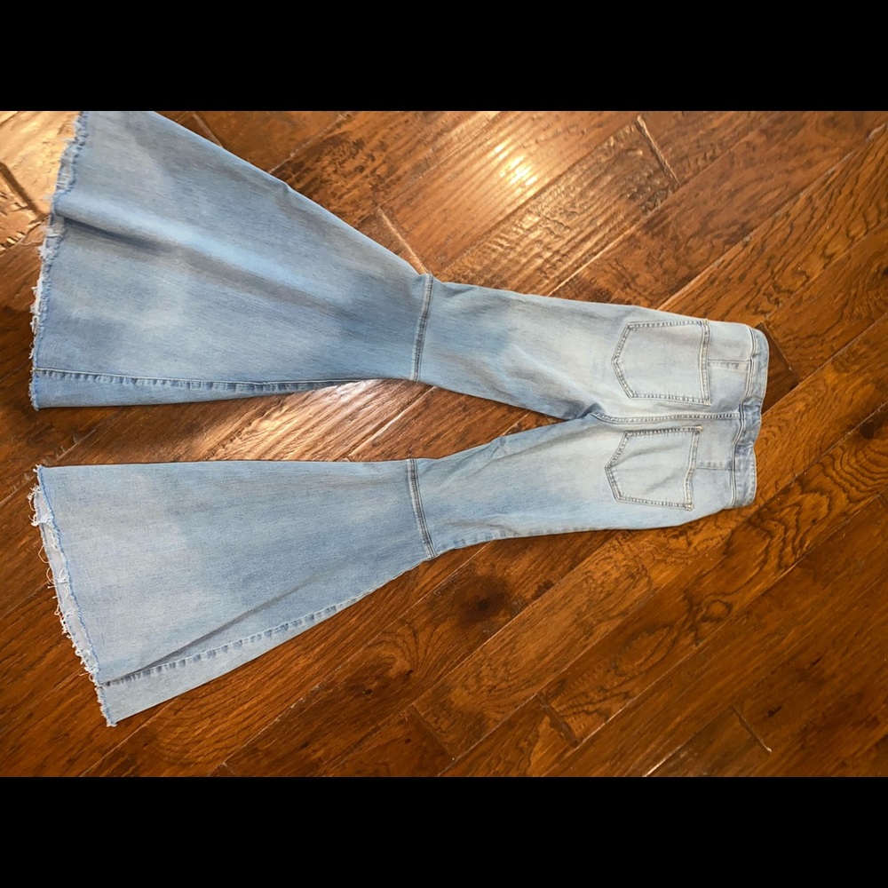 Free People flare leg jeans